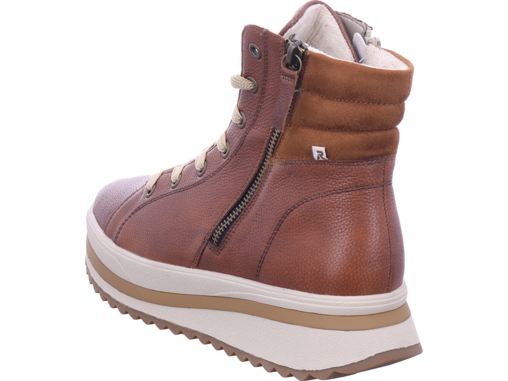 Rieker women's trouser boots Hwk women's boots in brown
