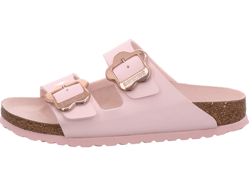 Birkenstock Mädchen Pantolette Arizona Flower Buckle in frei