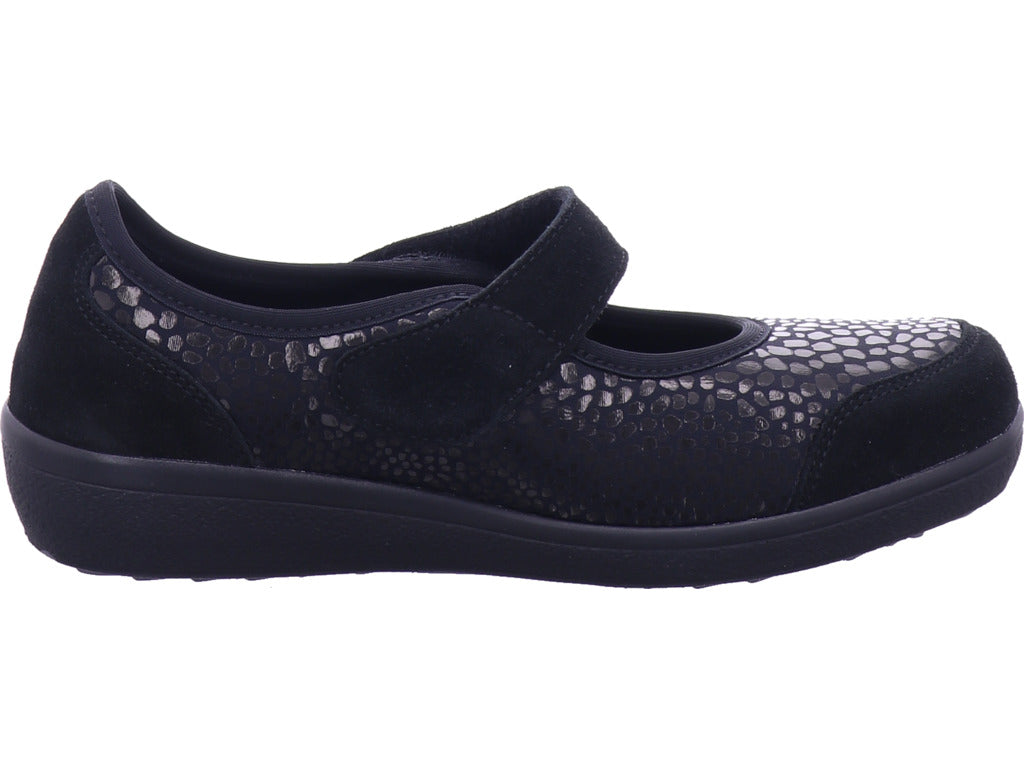 Varomed Damen Pump Sevilla Schwarz in schwarz