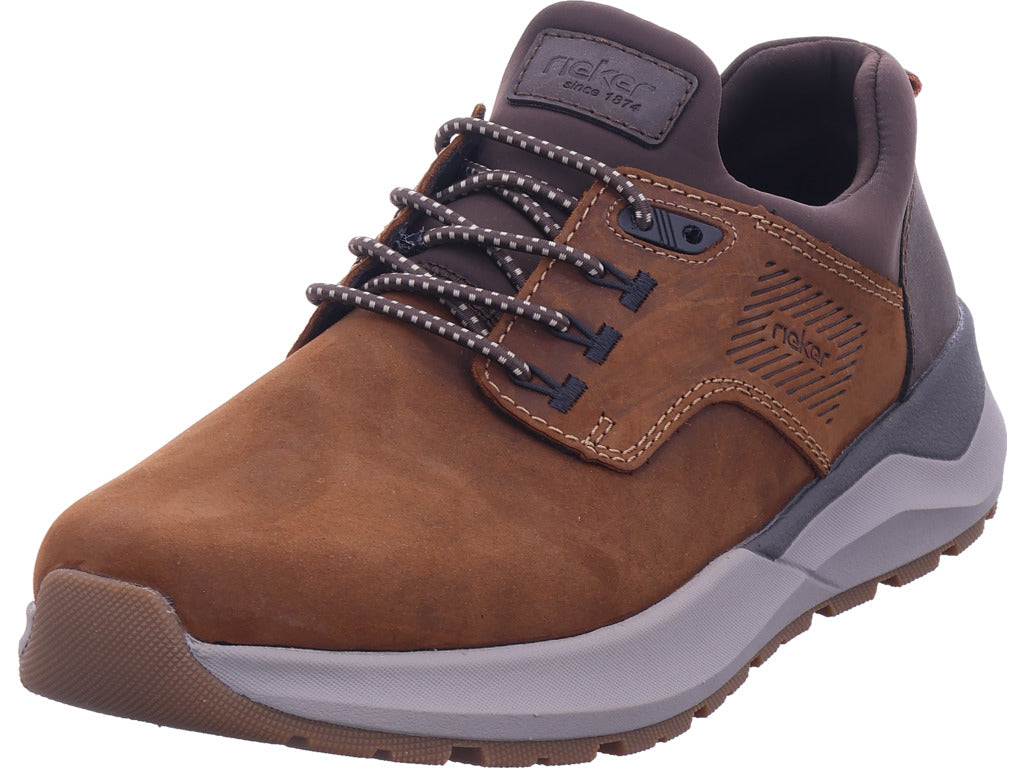 Rieker men's slippers Hwk men's low shoes in brown