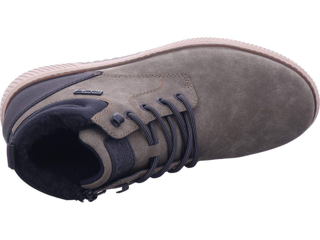 Rieker men's lace-up boots Hwk men's boots in brown