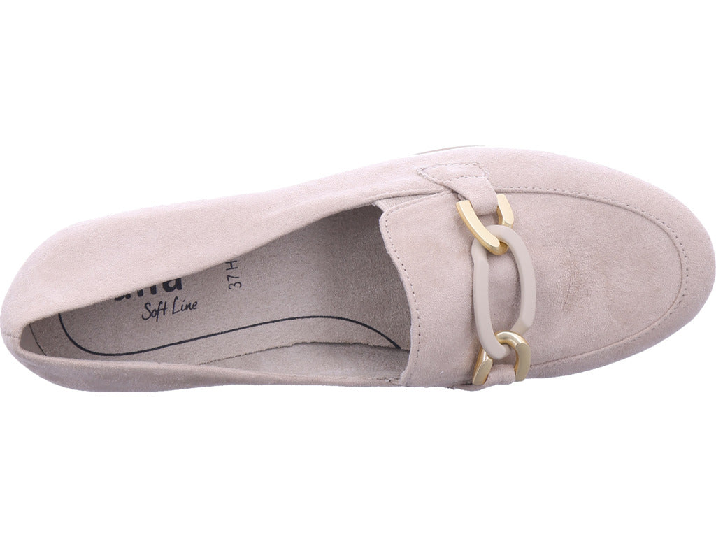 Dámské pantofle Jana v béžové barvě