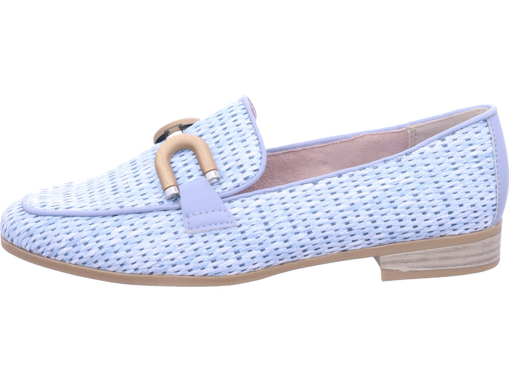 Marco Tozzi Damen Slipper Women Slip-On in blau