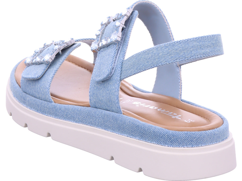 Tamaris Damen Sandalette  in blau