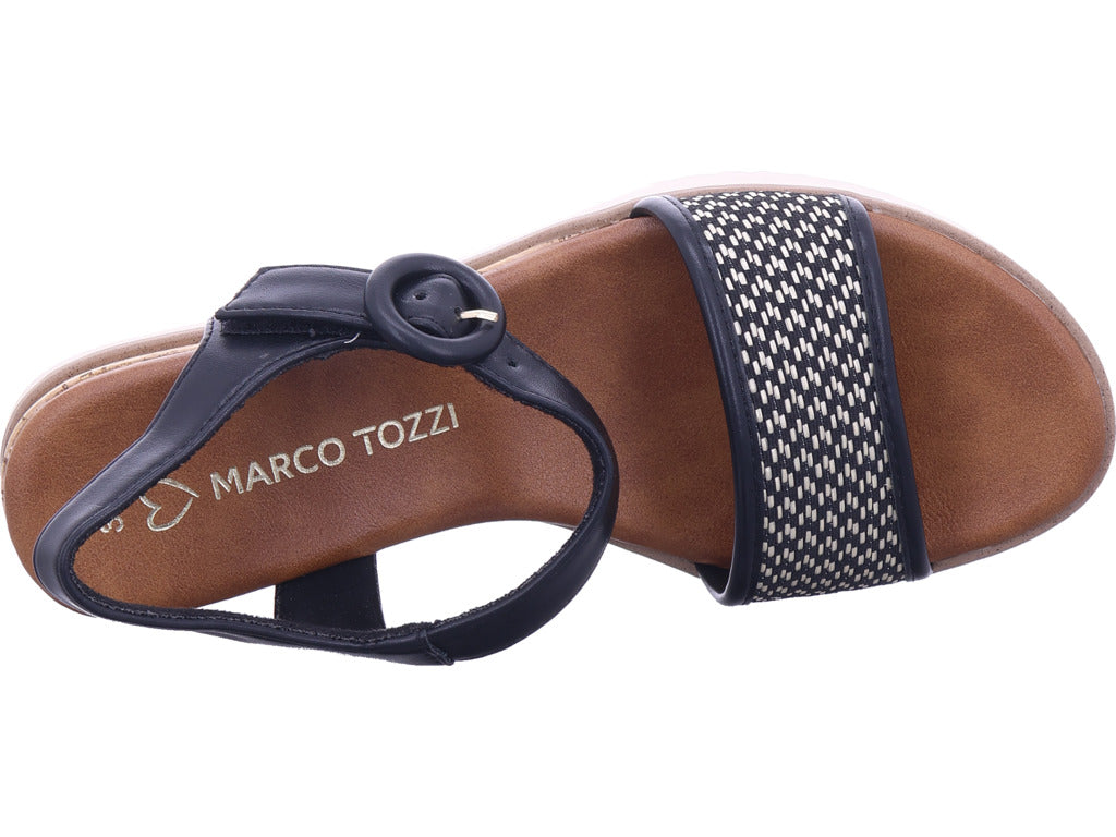 Marco Tozzi Damen Sandalette M2871046 in schwarz