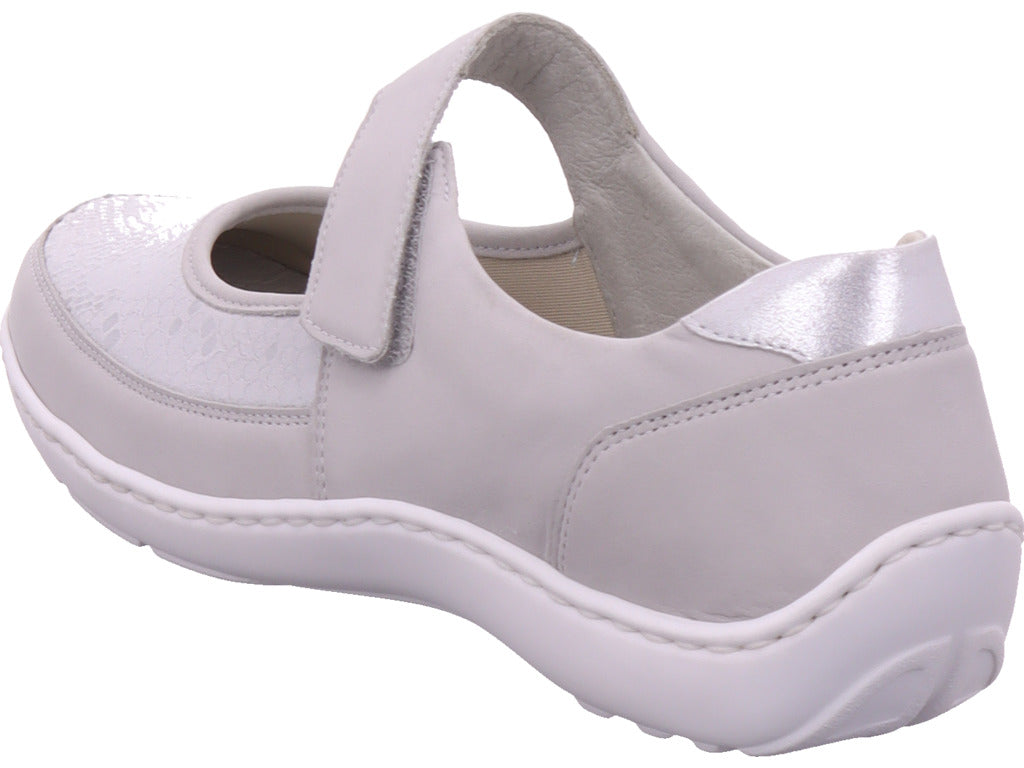 Waldläufer Damen Slipper  in grau