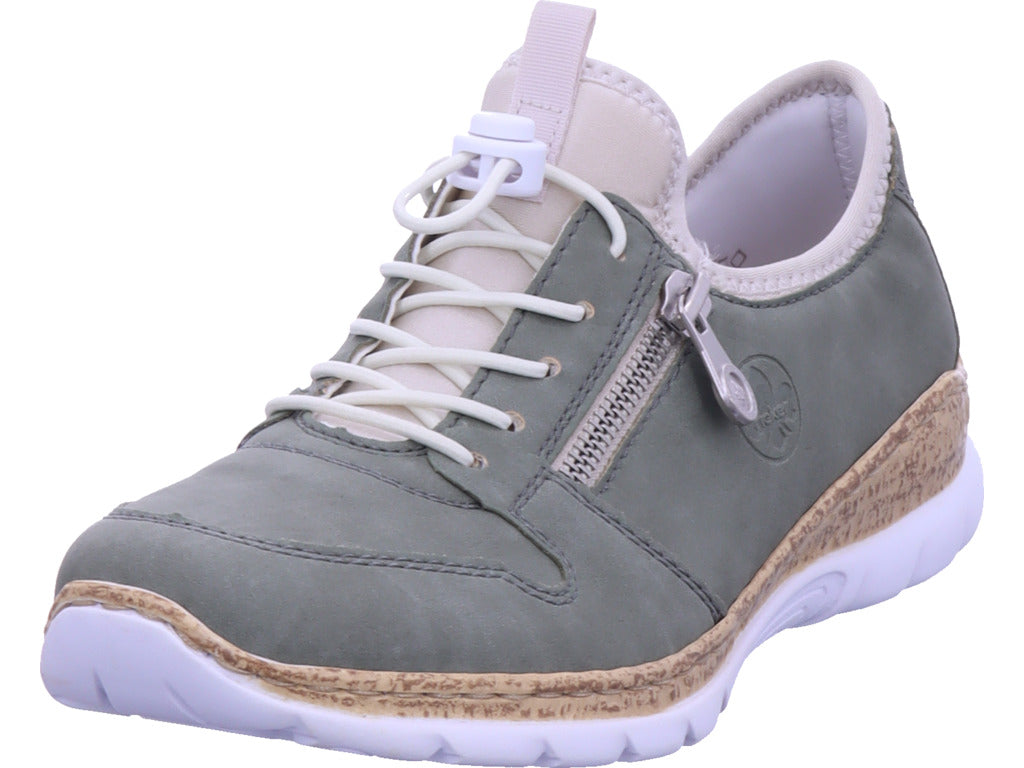 Rieker Damen Sneaker Fsk Damen Halbschuhe in grün