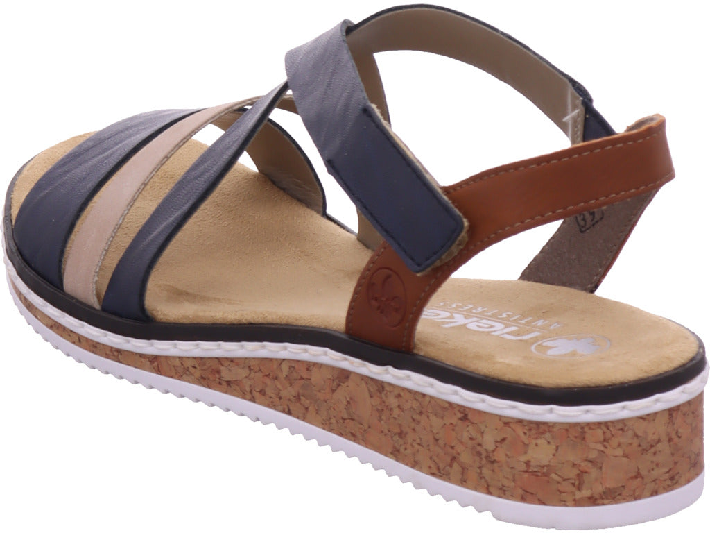 Rieker Damen  Fsk Damen Sandalen in blau