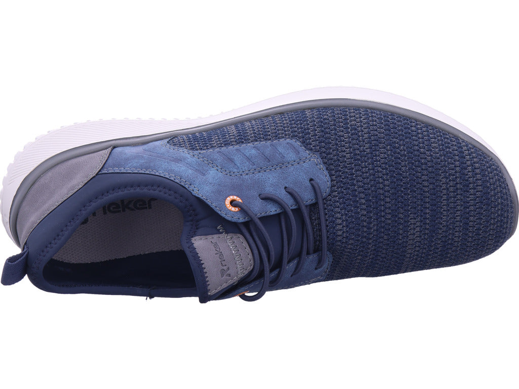 Pánské pantofle Rieker v modré barvě