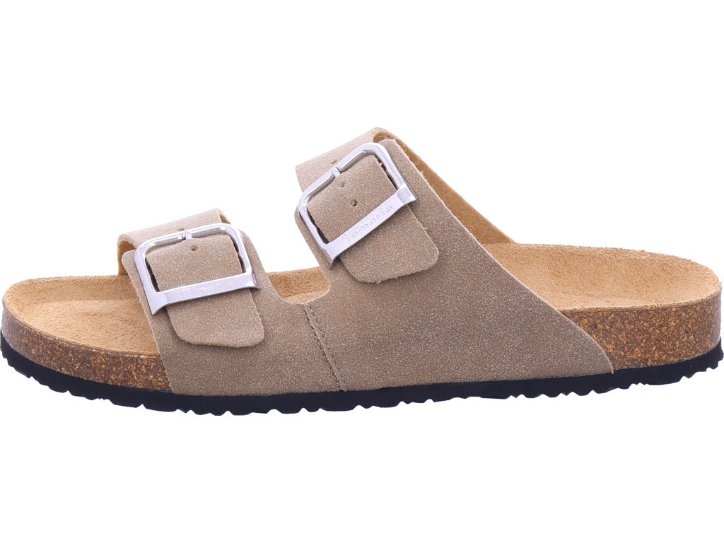 Tamaris Damen Pantolette  in beige