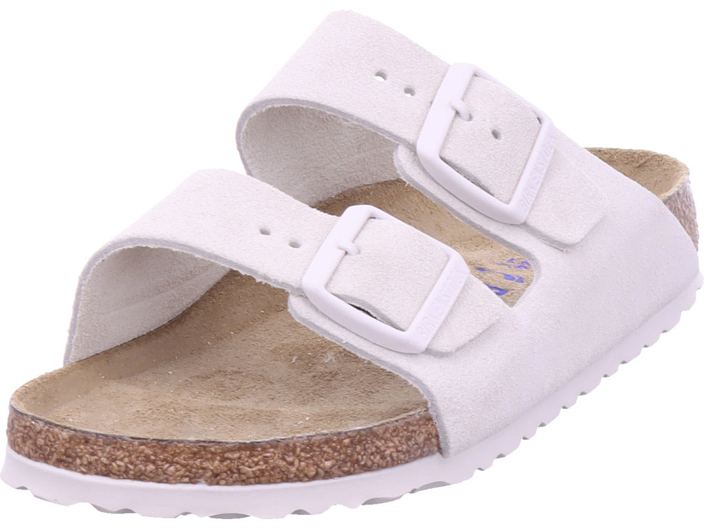 Birkenstock Women's Arizona Soft Footbed in white