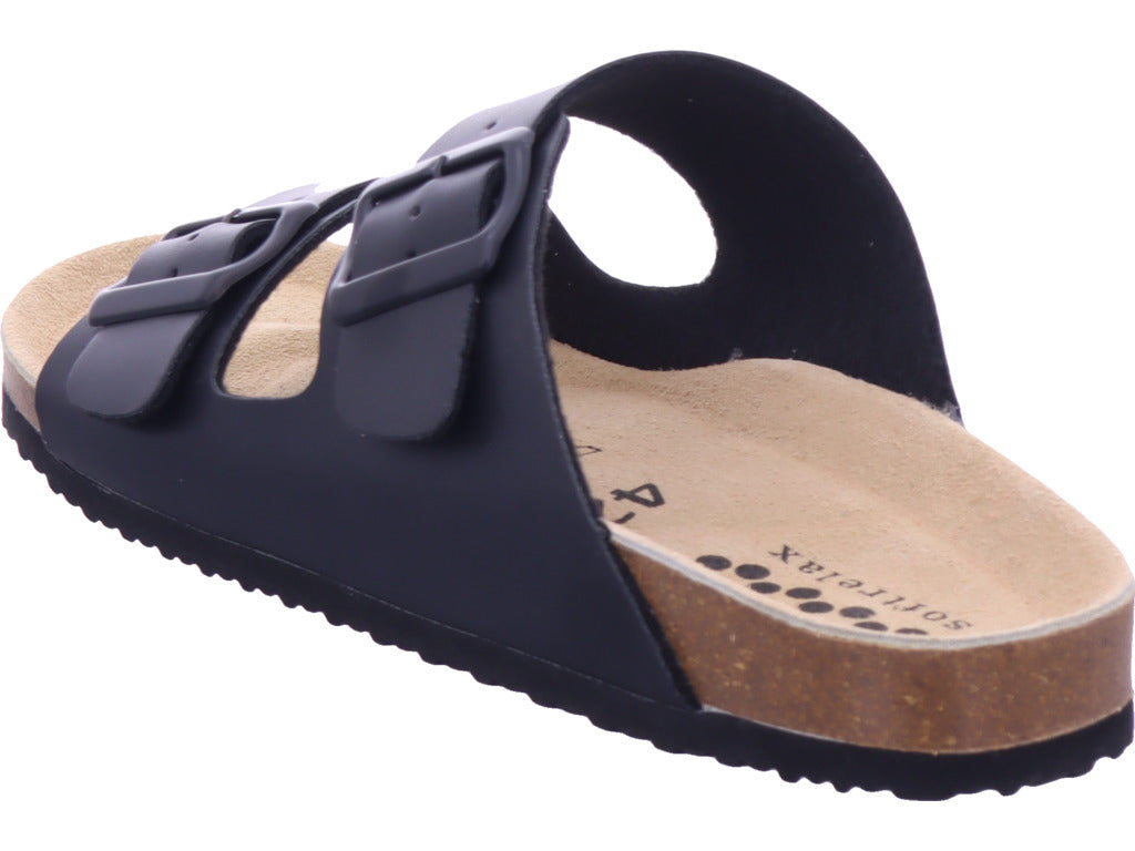 supremo Herren Pantoffel  in schwarz