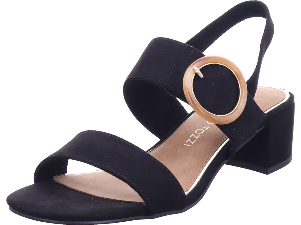 Marco Tozzi Damen Sandalette  in schwarz