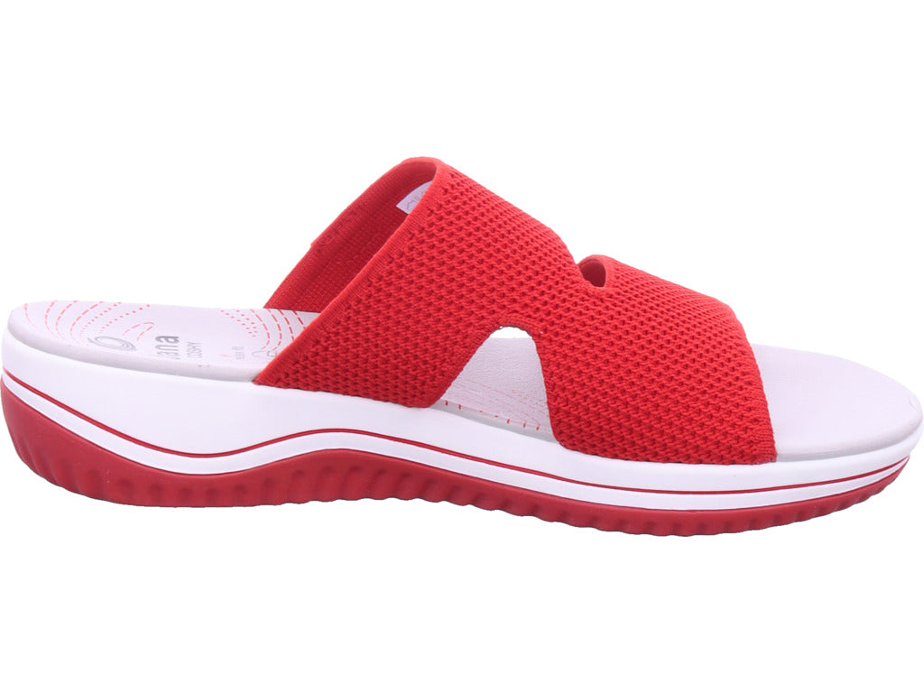 Jana Damen Pantolette M2727043 in rot