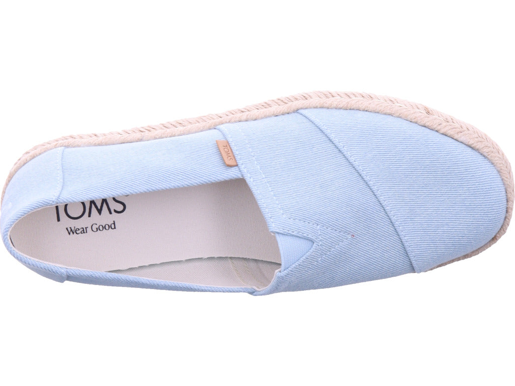 TOMS Damen Slipper Alpargata Rope 2.0 in blau
