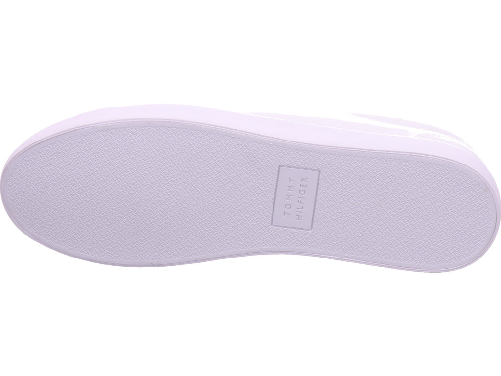 Tommy Hilfiger Herren Halbschuh Th Hi Vulc Low in weiß