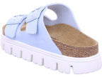 Papillio Damen Pantolette Arizona Pap Chunky Birko-Flor in hell-blau