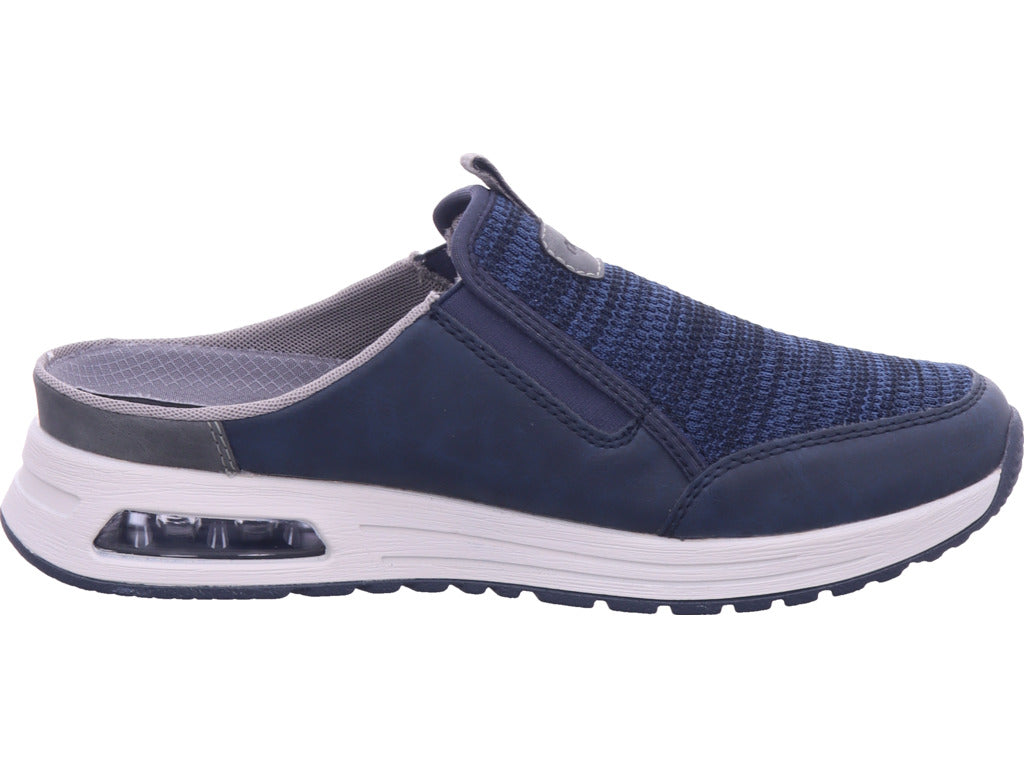 Rieker Herren Clog Fsk Herren Halbschuhe in blau