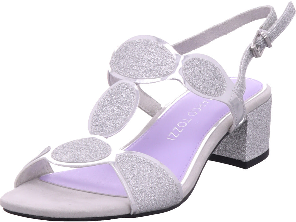 Marco Tozzi Damen Sandalette  in silber
