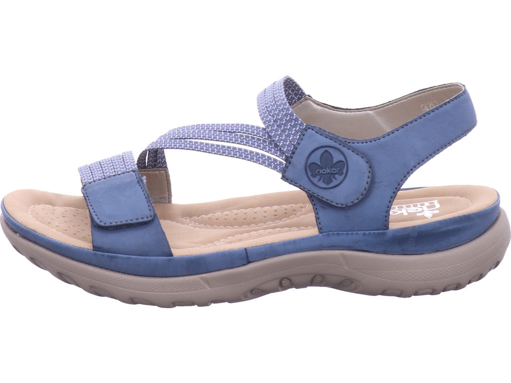 Rieker Damen  Fsk Damen Sandalen in blau