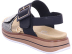 Remonte Damen Sandalette Remonte Sandale in schwarz