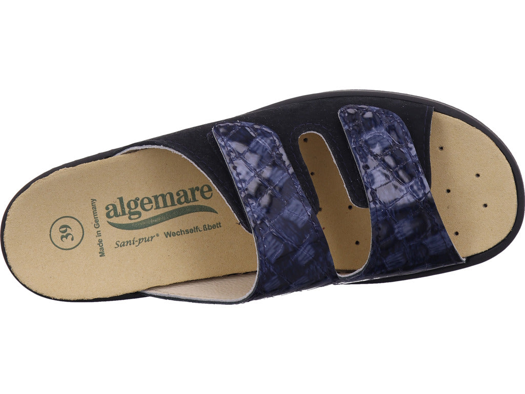 algamare Damen Sabot  in blau