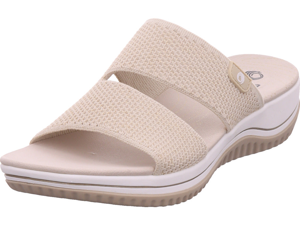 Jana Damen Pantolette M2727043 in beige