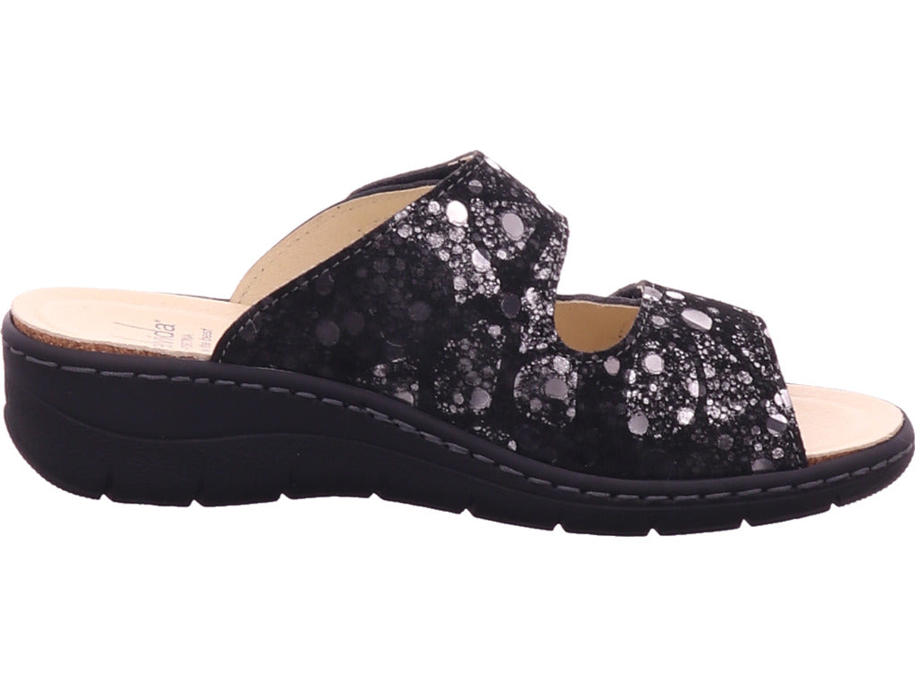 Belvida Damen Pantolette  in schwarz