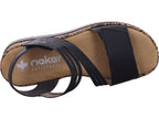 Rieker Damen Sandalette Fsk Damen Sandalen in schwarz