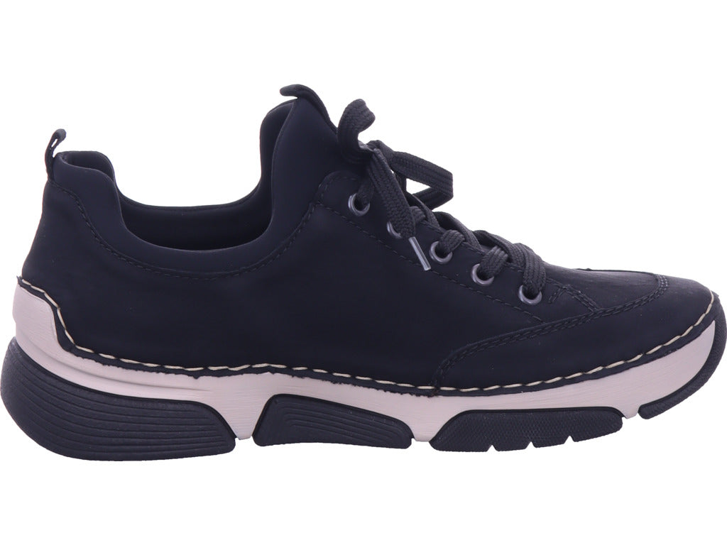 Rieker women's sneakers Hwk women's low shoes in black