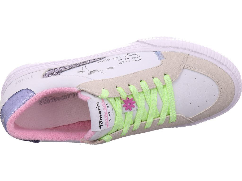 Tamaris Damen Sneaker  in weiß