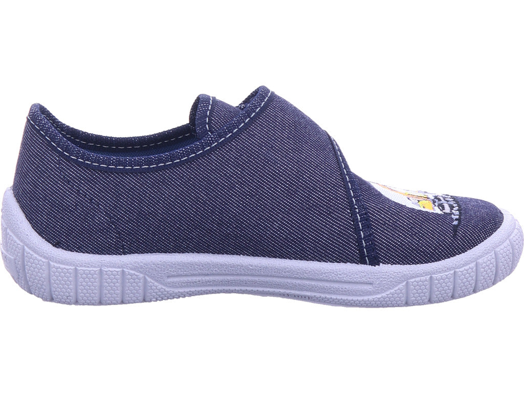 Legero boys' textile slippers \ Bill in blue
