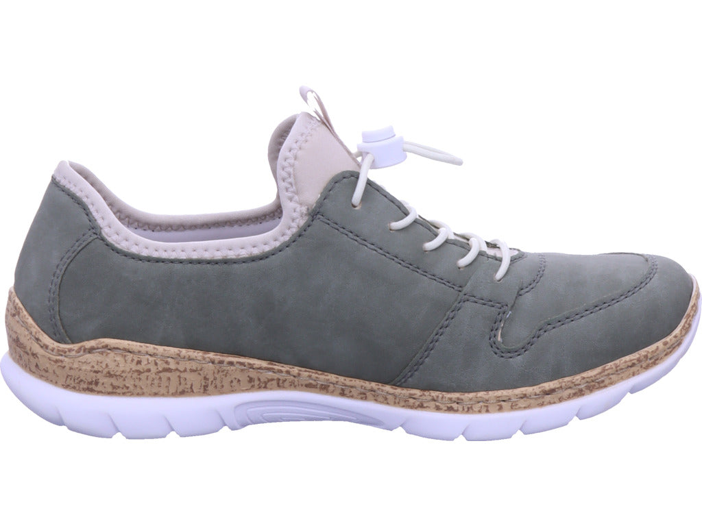 Rieker Damen Slipper Fsk Damen Halbschuhe in grün