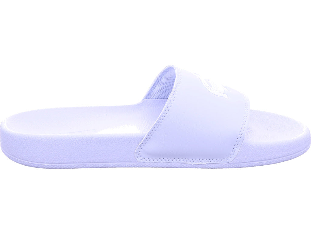 Lacoste Damen Pantolette Serve Slides in blau
