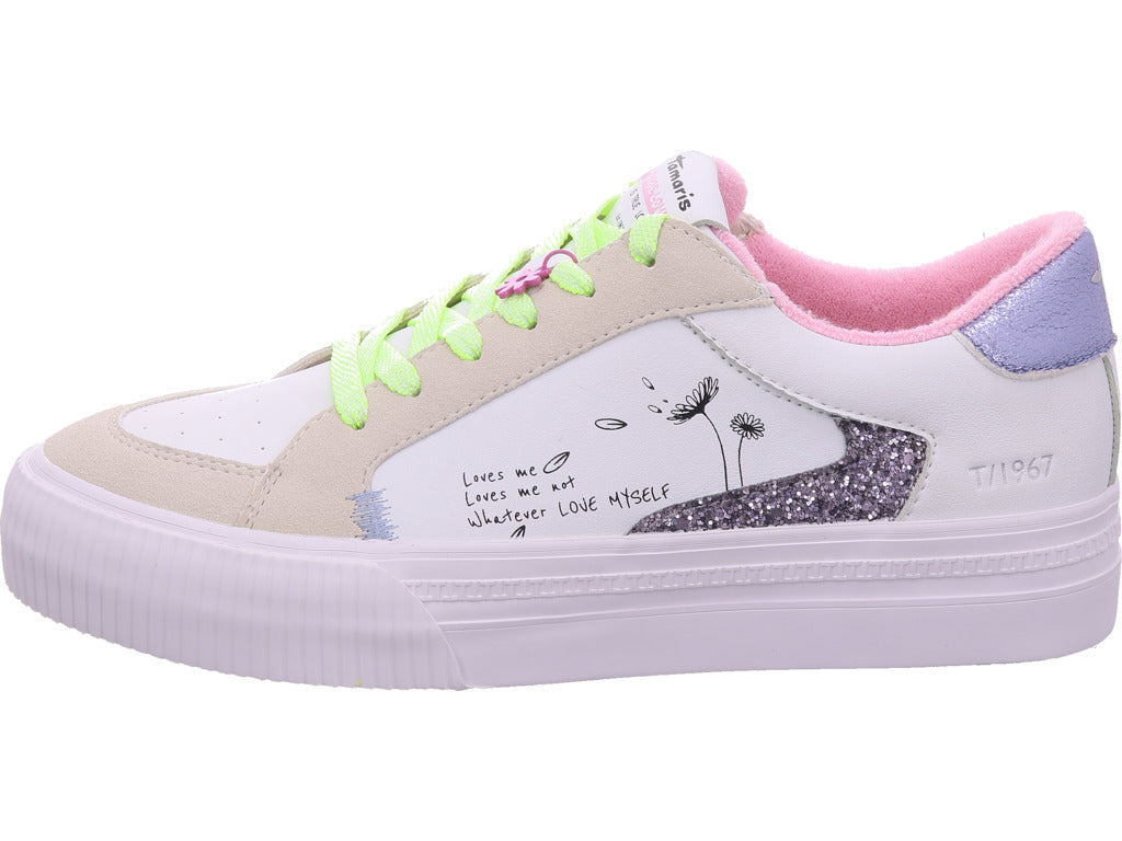 Tamaris Damen Sneaker  in weiß