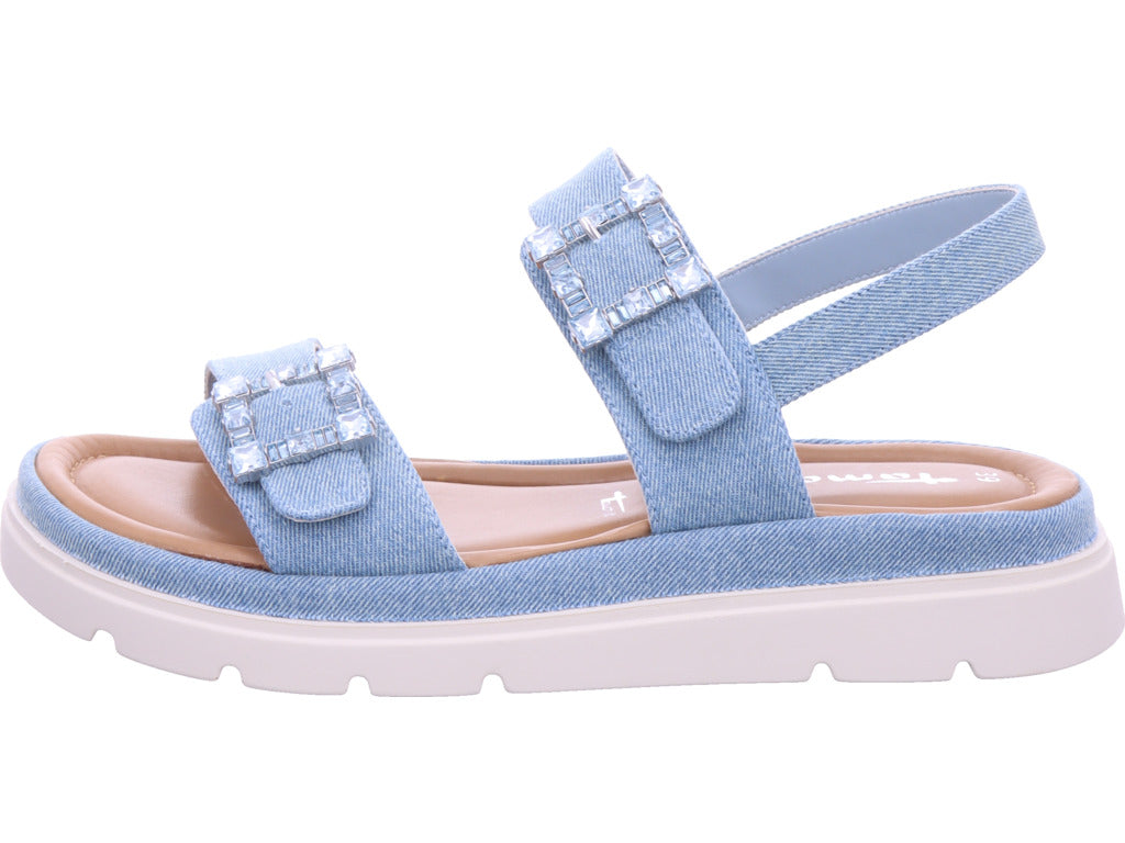 Tamaris Damen Sandalette  in blau