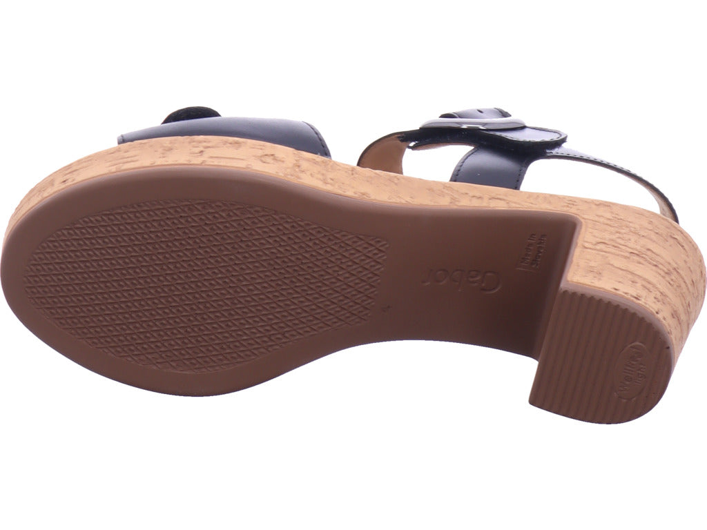 Gabor Damen Sandalette  in schwarz