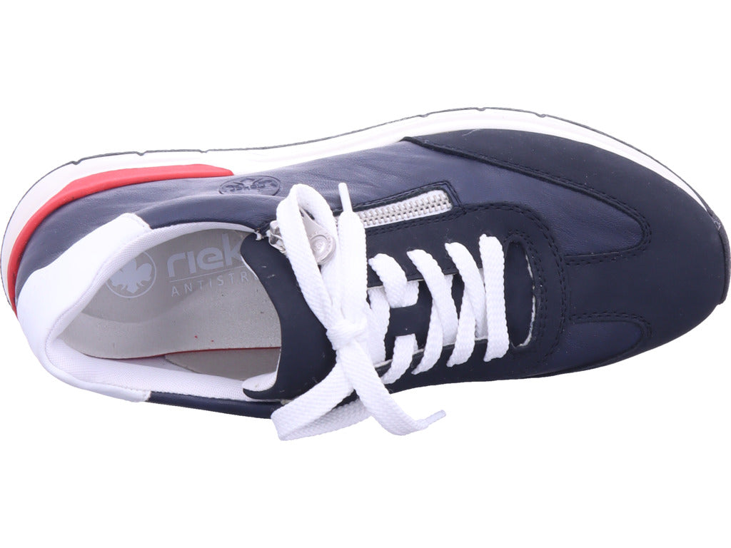 Rieker Damen Sneaker Fsk Damen Halbschuhe in blau