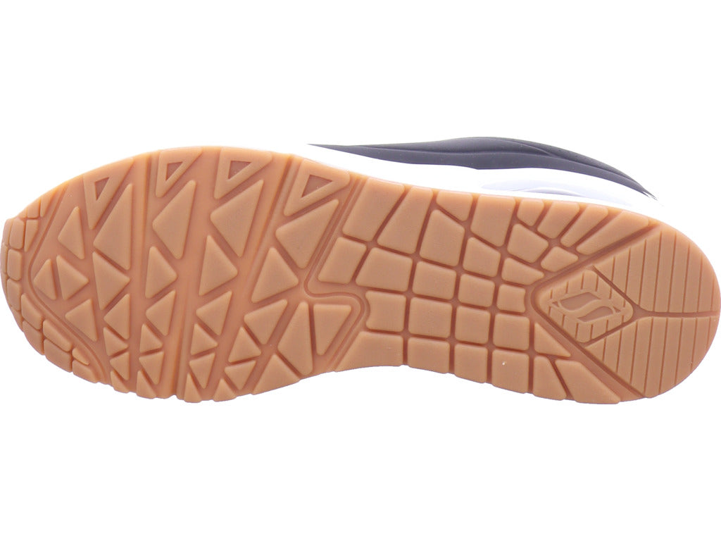 SKECHERS Damen Sneaker Uno Stand 0 in schwarz