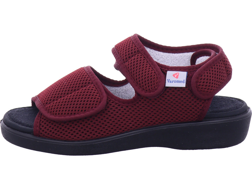 Varomed Damen  Genf Klettsandale in rot