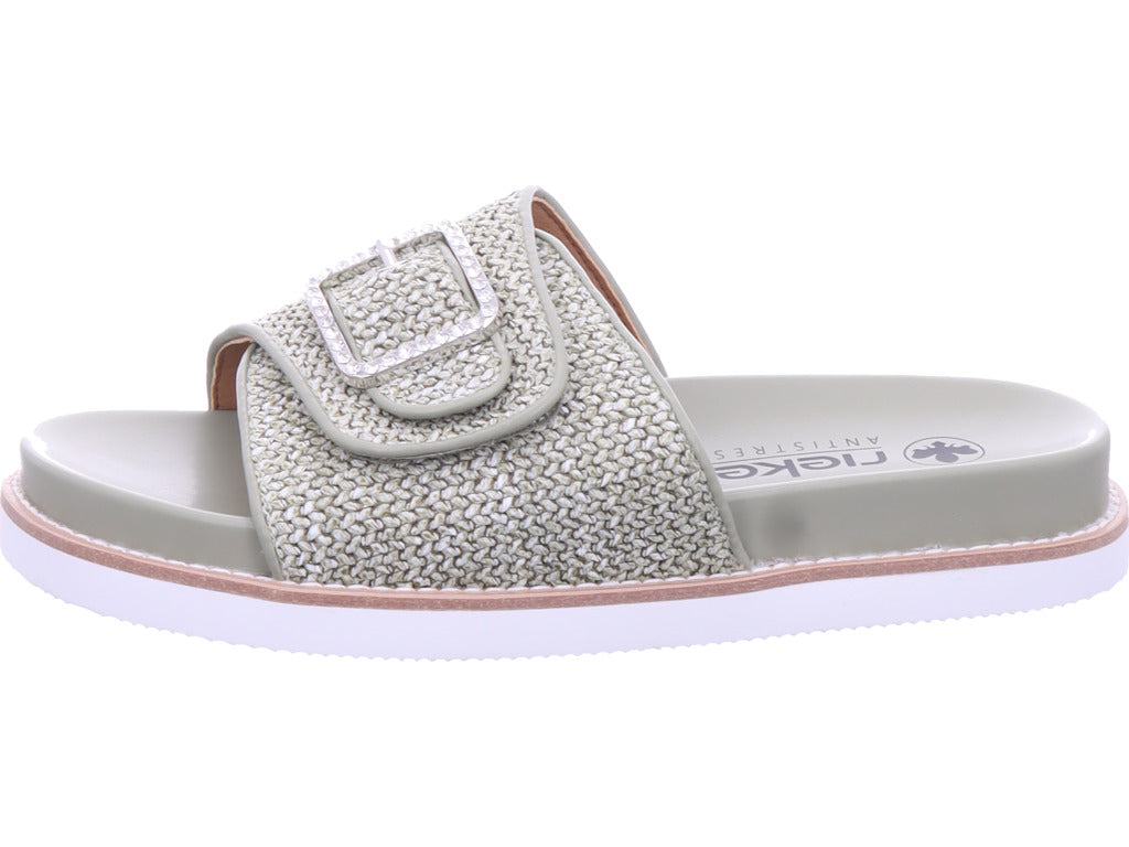 Rieker Damen Pantolette Fsk Damen Sandalen in grün