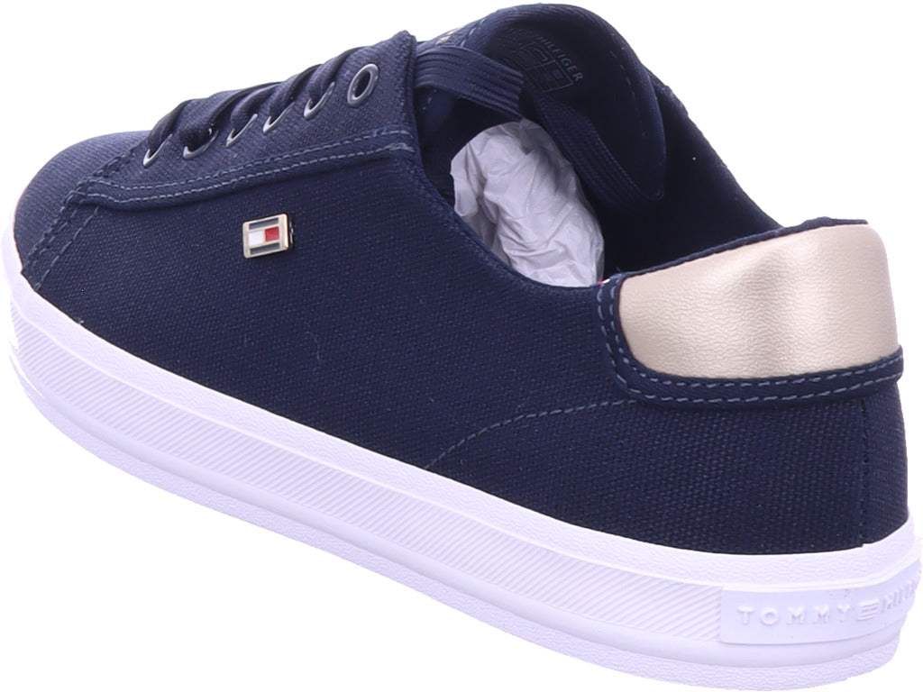 Tommy Hilfiger Damen Textilschuh Lace Up Sneaker in blau