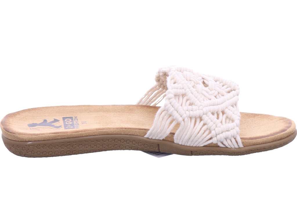 2 GO FASHION Damen Pantolette  in beige