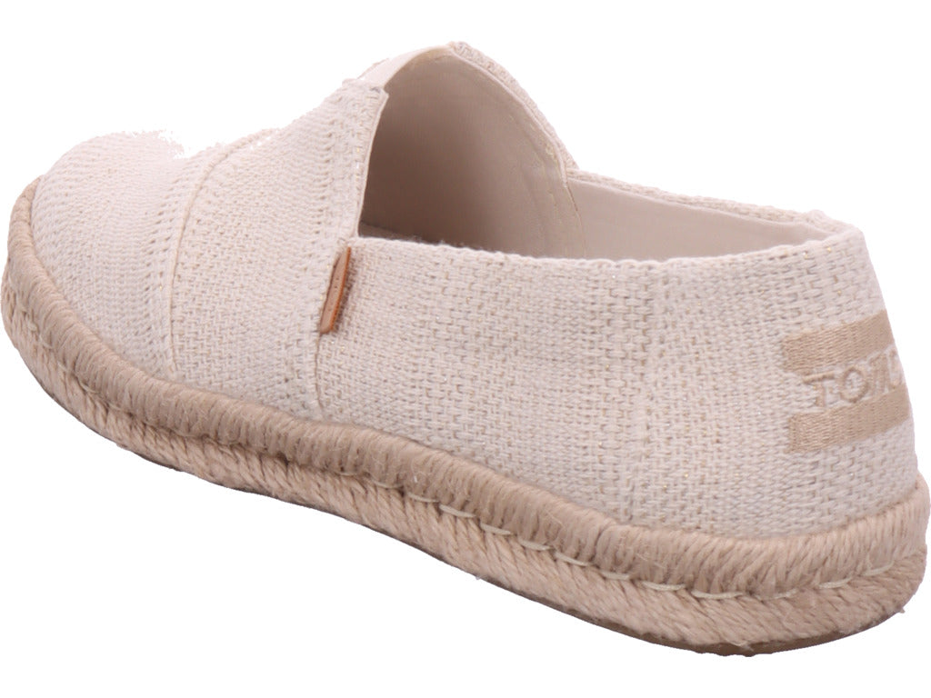 TOMS Damen Slipper Alpargata Rope 2.0 in beige