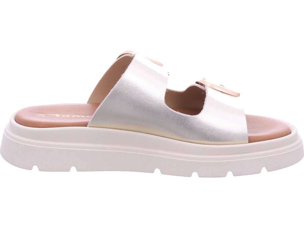 Tamaris Damen Pantolette  in gold