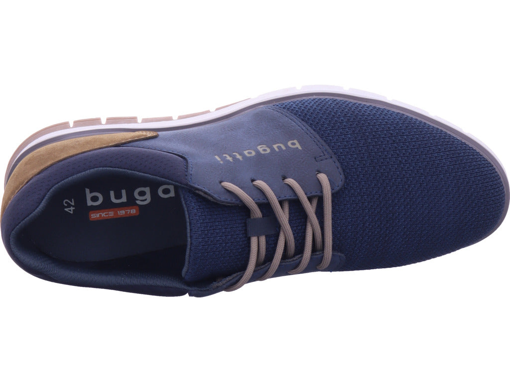 Pánské nízké boty Bugatti v modré barvě