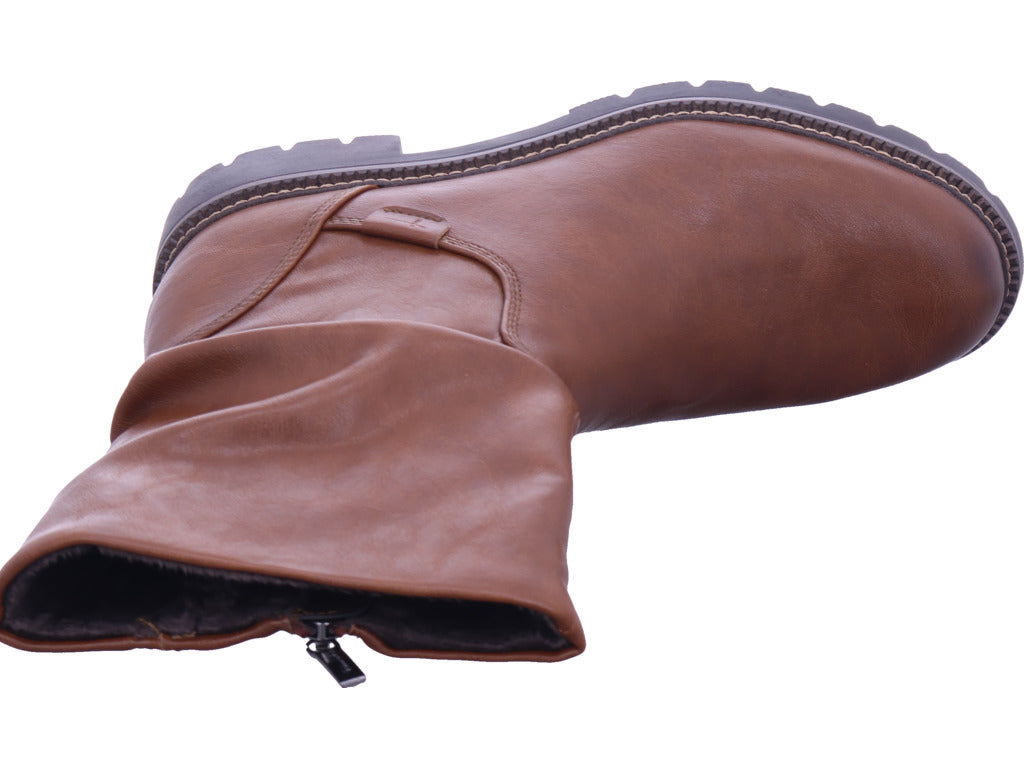 Dámské kozačky Tamaris M2548445 v hnědé barvě