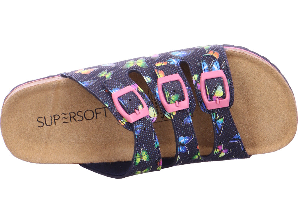 indigo   Tieffussbett Pantoletten in blau