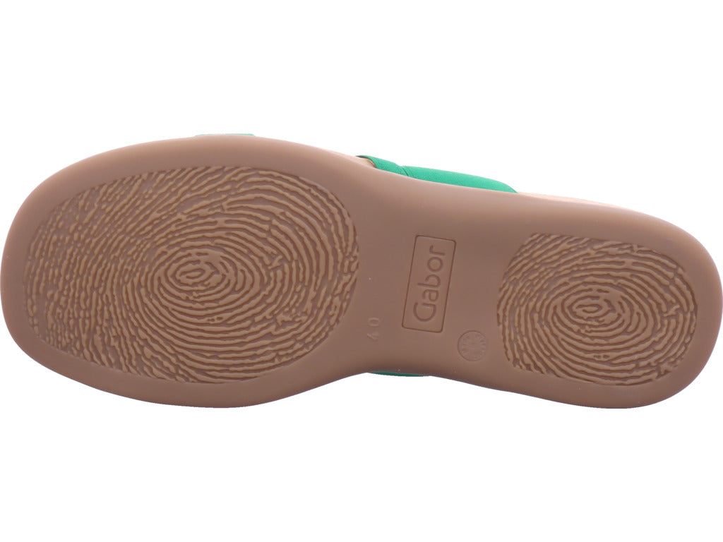 Gabor Damen Pantolette  in grün