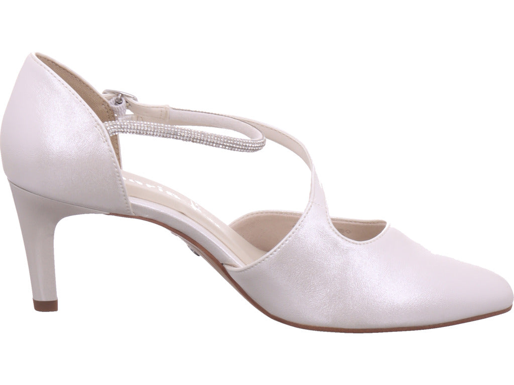 Tamaris Damen Pump  in weiß